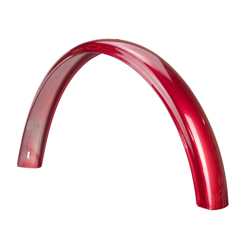 Salpicadera lateral roja para tricarga sin varillas