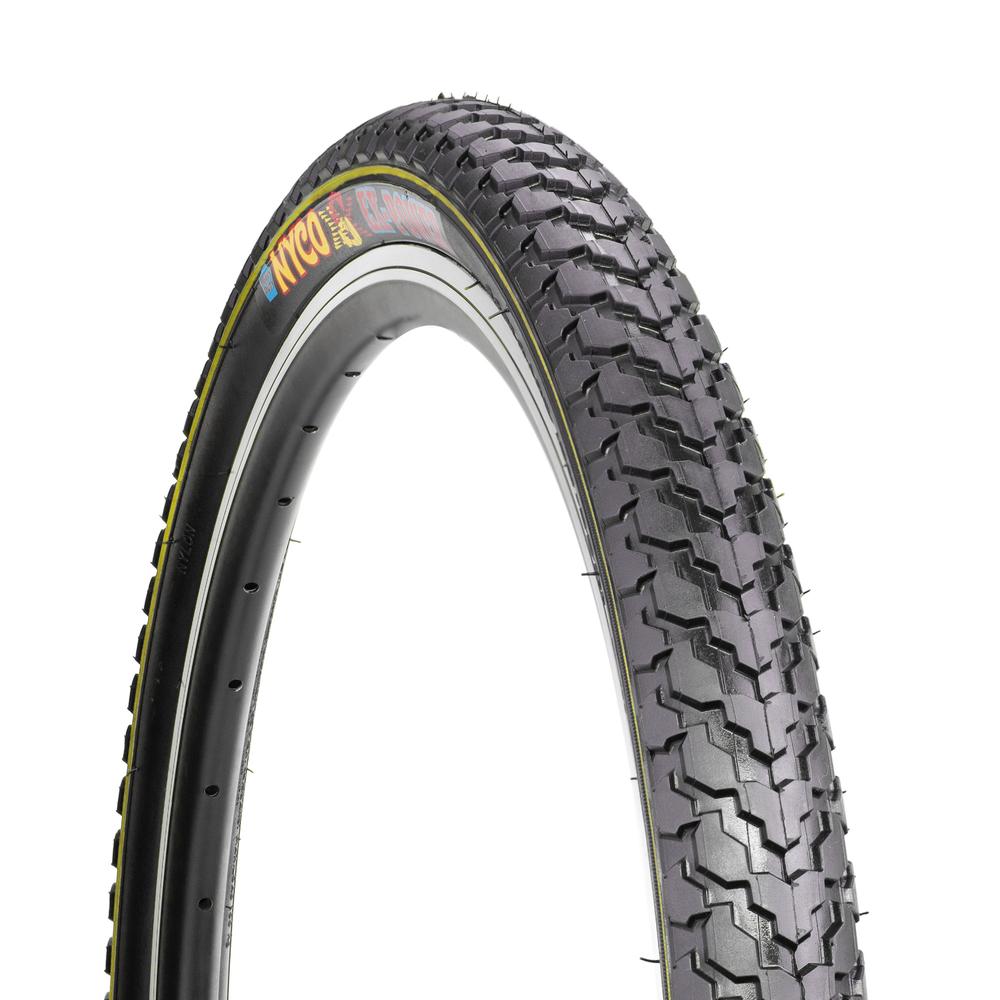 Llanta para bicicleta R26 x2.125 Heavy amarilla HY055 Nyco