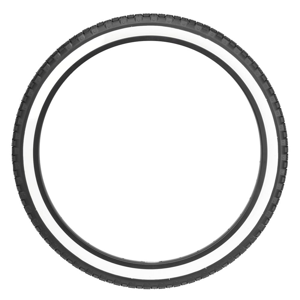 Llanta para bicicleta R24 x2.125 negra blanco K80A Kenda