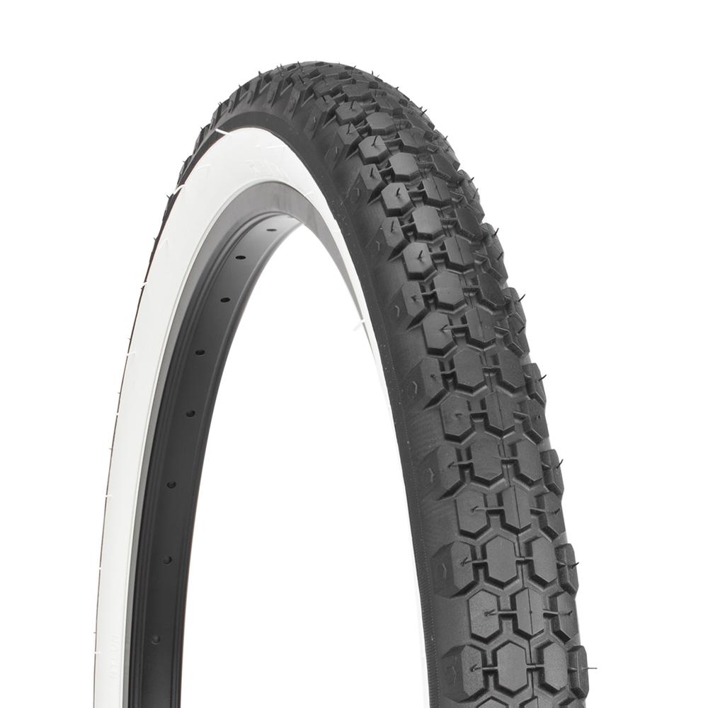 Llanta para bicicleta R24 x2.125 negra blanco K80A Kenda