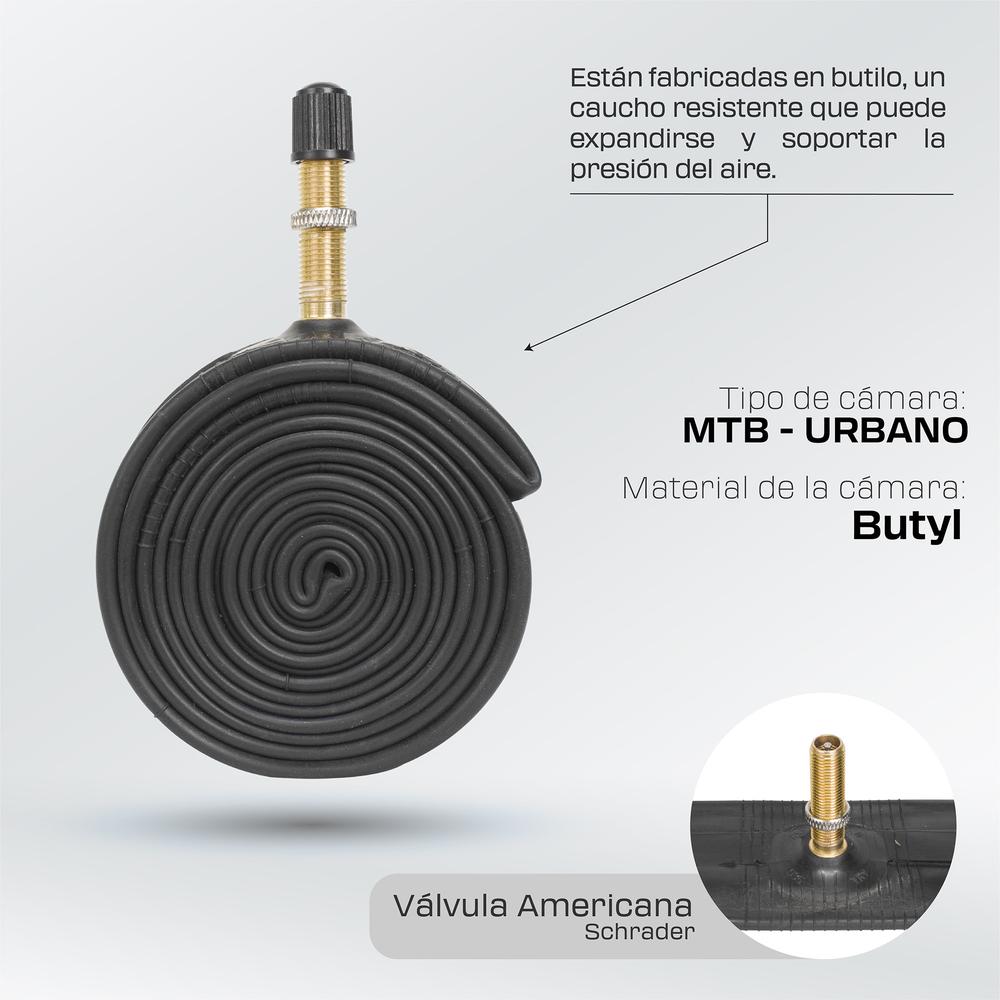 Camara de Bicicleta 20 x 2.125 Americana Reforzada Nyco