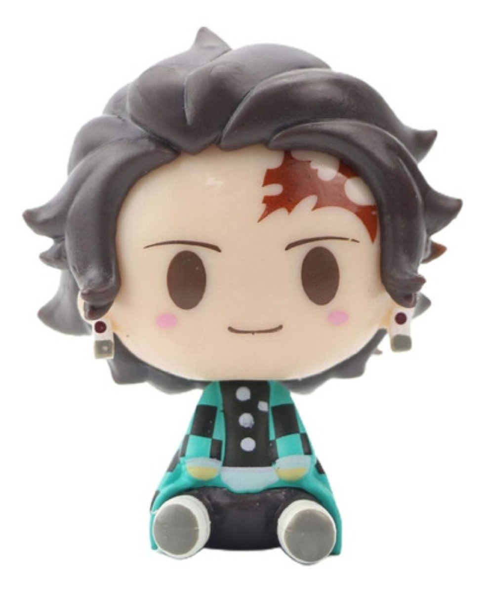 Set 4 Mini Figuras Demon Slayer Nezuko Tanjiro Anime Juguete