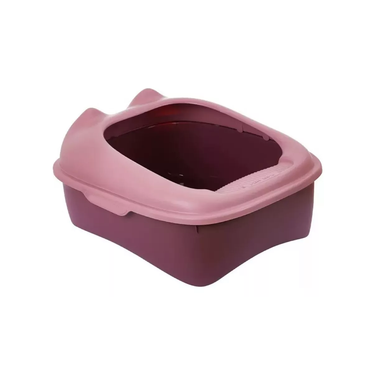 Arenero Antisalpicaduras Con Recogedor  Media Rosa/Morado