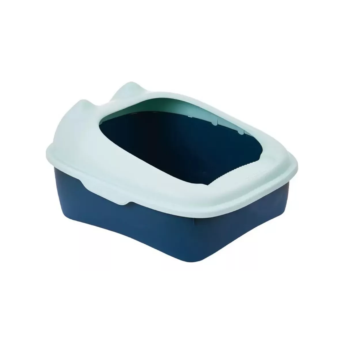 Arenero Antisalpicaduras Con Recogedor  Media Verde/aqua