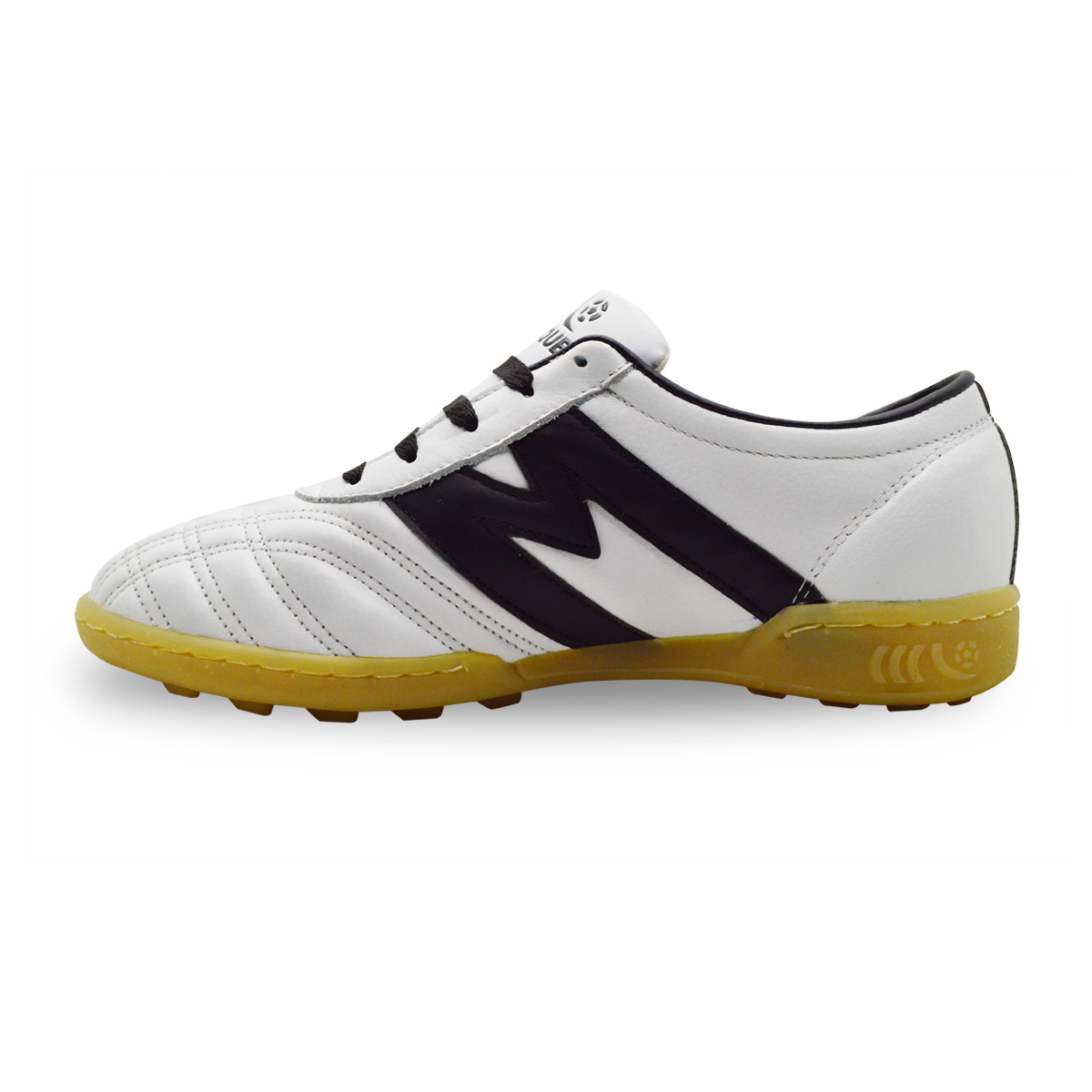 Manriquez Botines de fútbol piel tachones turf suela hule césped artificial
