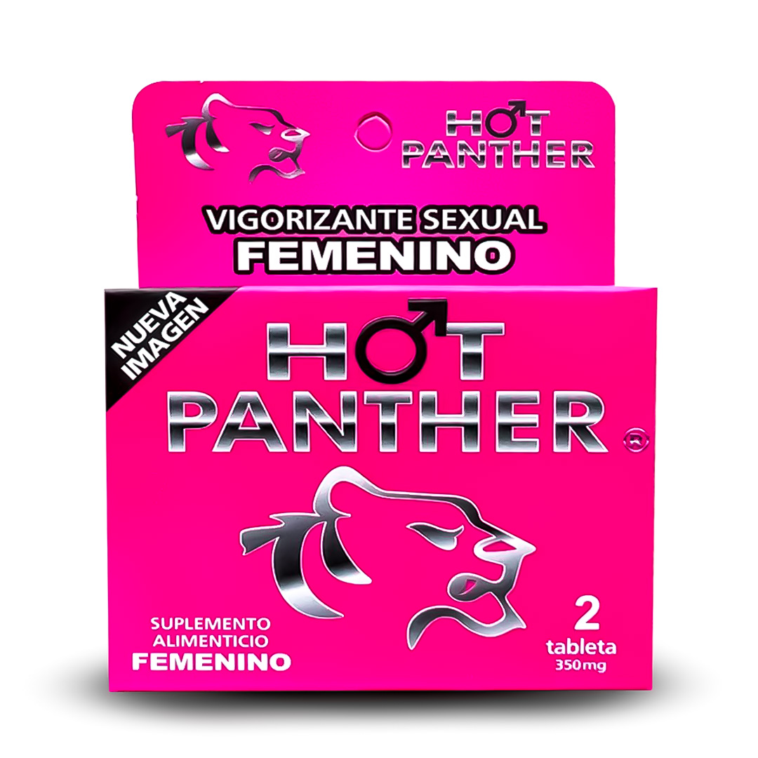 Combo 6 pastillas Hot Panther (Hombre, Mujer) más lubricante intimo - Estimulador de la potencia Femenina y Masculina..