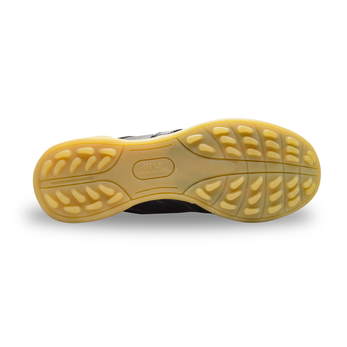 Manriquez Botines de fútbol piel tachones turf suela hule césped