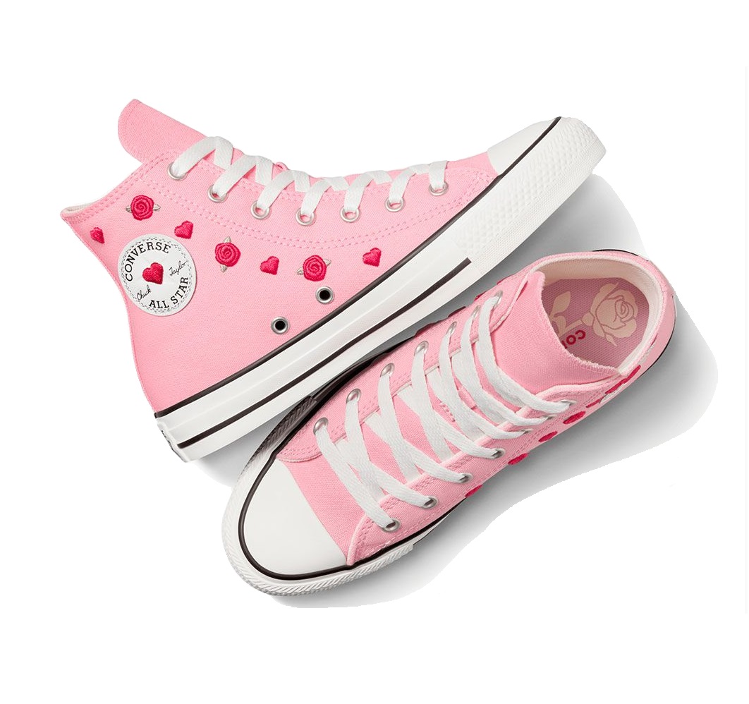 Tenis Converse San Valentin Chuck Taylor All Star Rosas Mujer Original A12624C