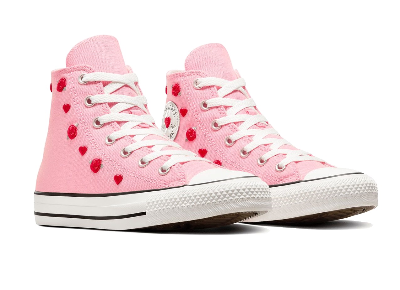 Tenis Converse San Valentin Chuck Taylor All Star Rosas Mujer Original A12624C