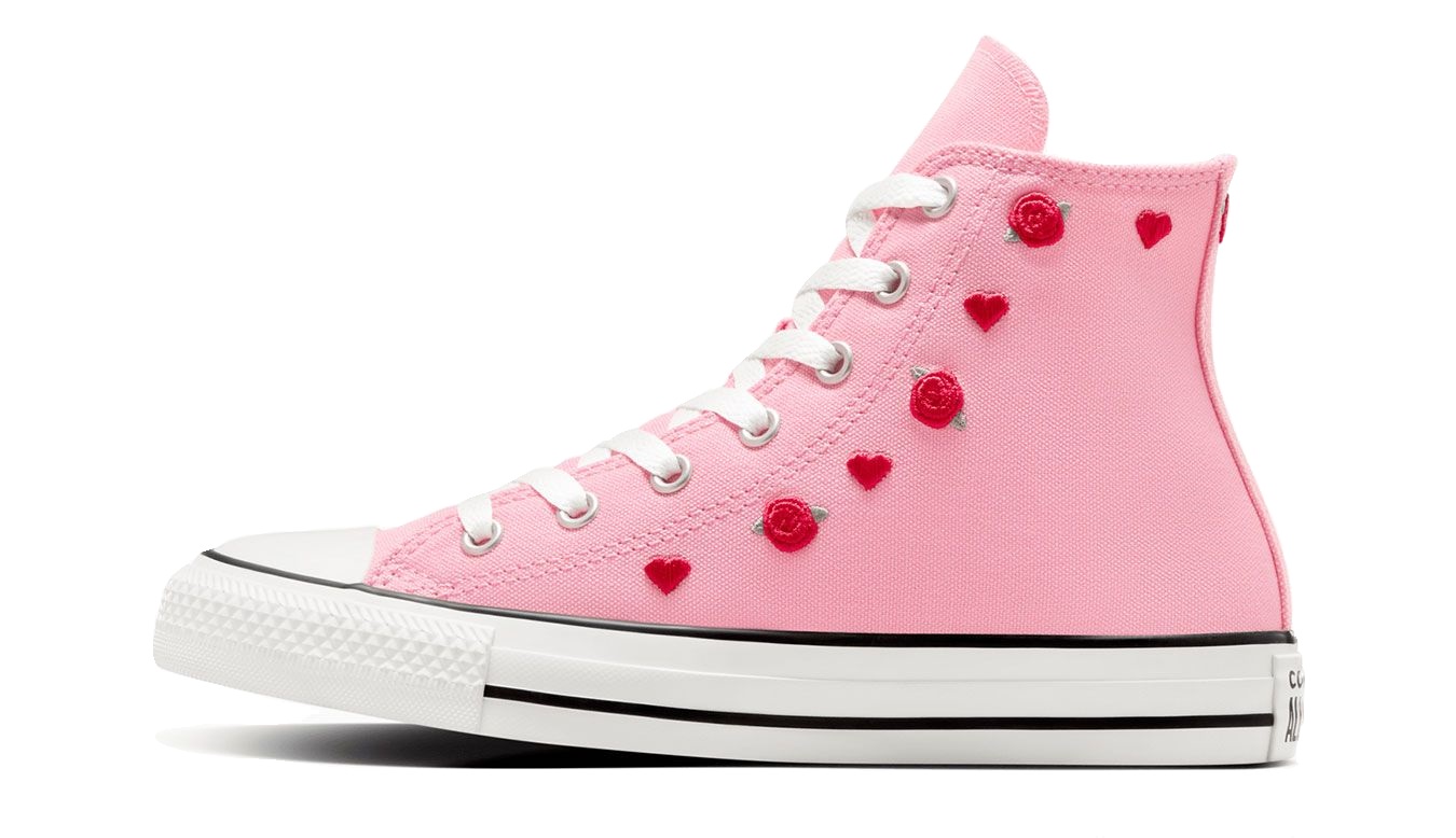 Tenis Converse San Valentin Chuck Taylor All Star Rosas Mujer Original A12624C