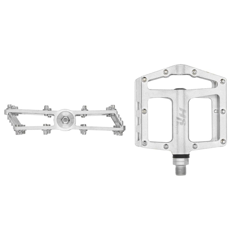 Pedales para bicicleta BMX 1/2 aluminio plata ALNC-549 HS