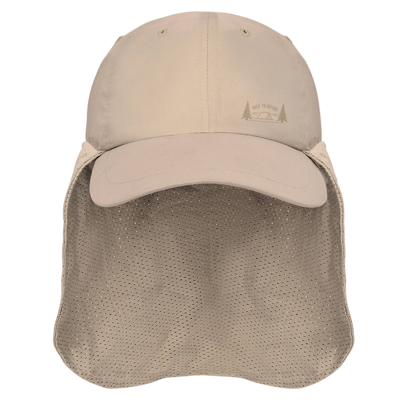 Gorra pescador con faldón de malla, C9211195, back to nature, beige