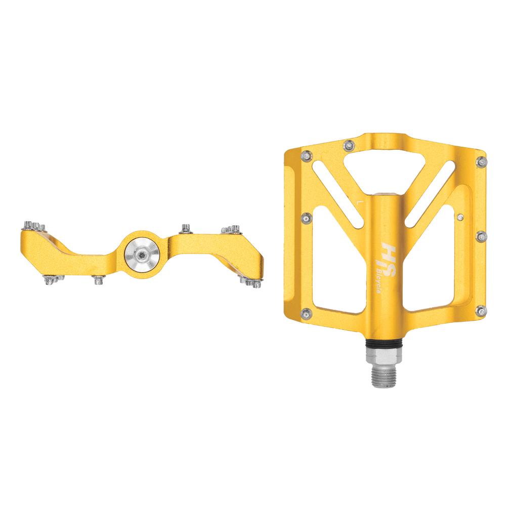 Pedales para bicicleta BMX 1/2 aluminio naranja ALNC-827 HS
