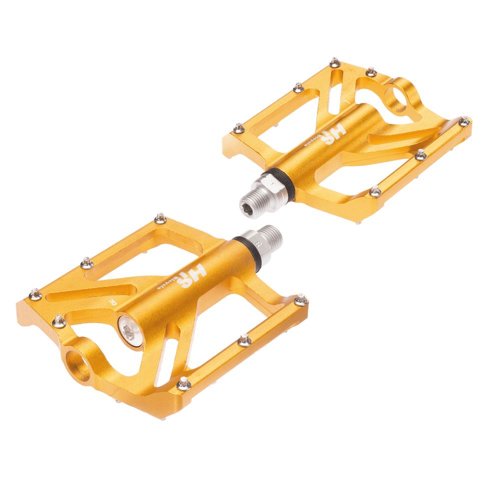 Pedales para bicicleta BMX 1/2 aluminio naranja ALNC-827 HS