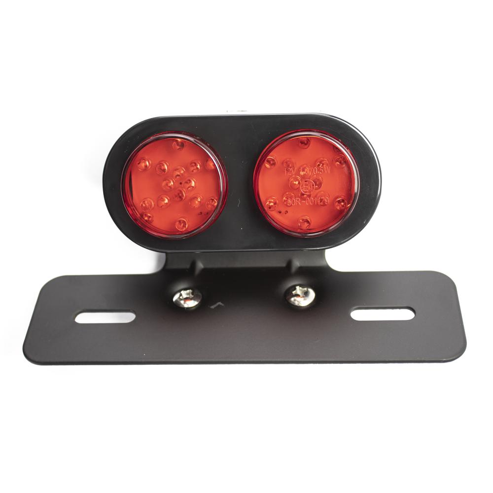 Calavera Dos reflectores Soporte negro 25pcs 12V 1.5-3W Led