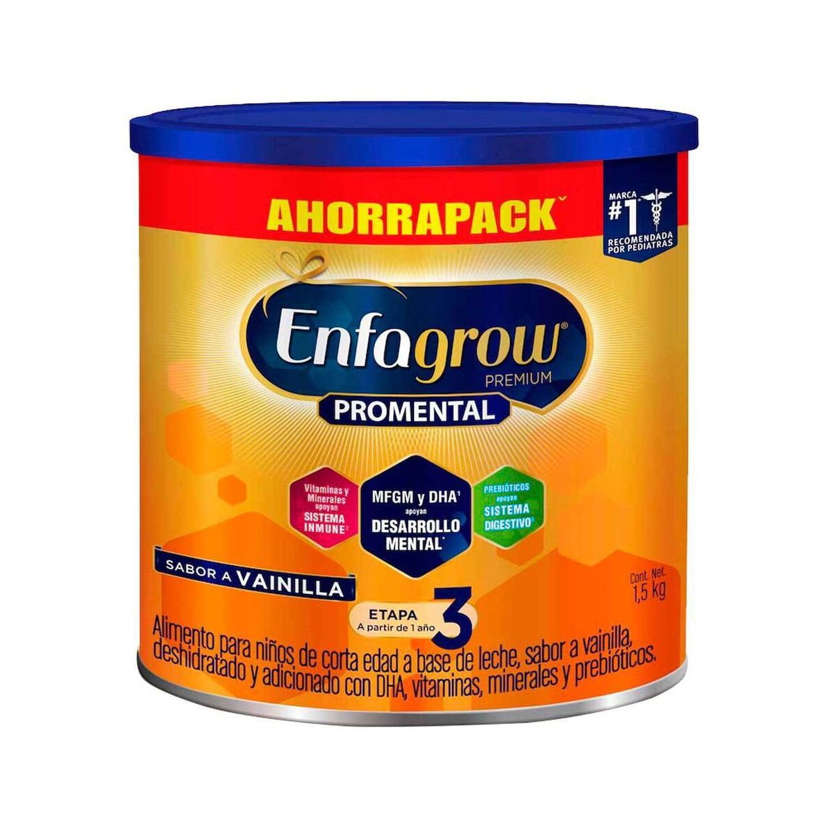 Fórmula Infantil Enfagrow Premium Etapa 3, 1.5kg 2pz