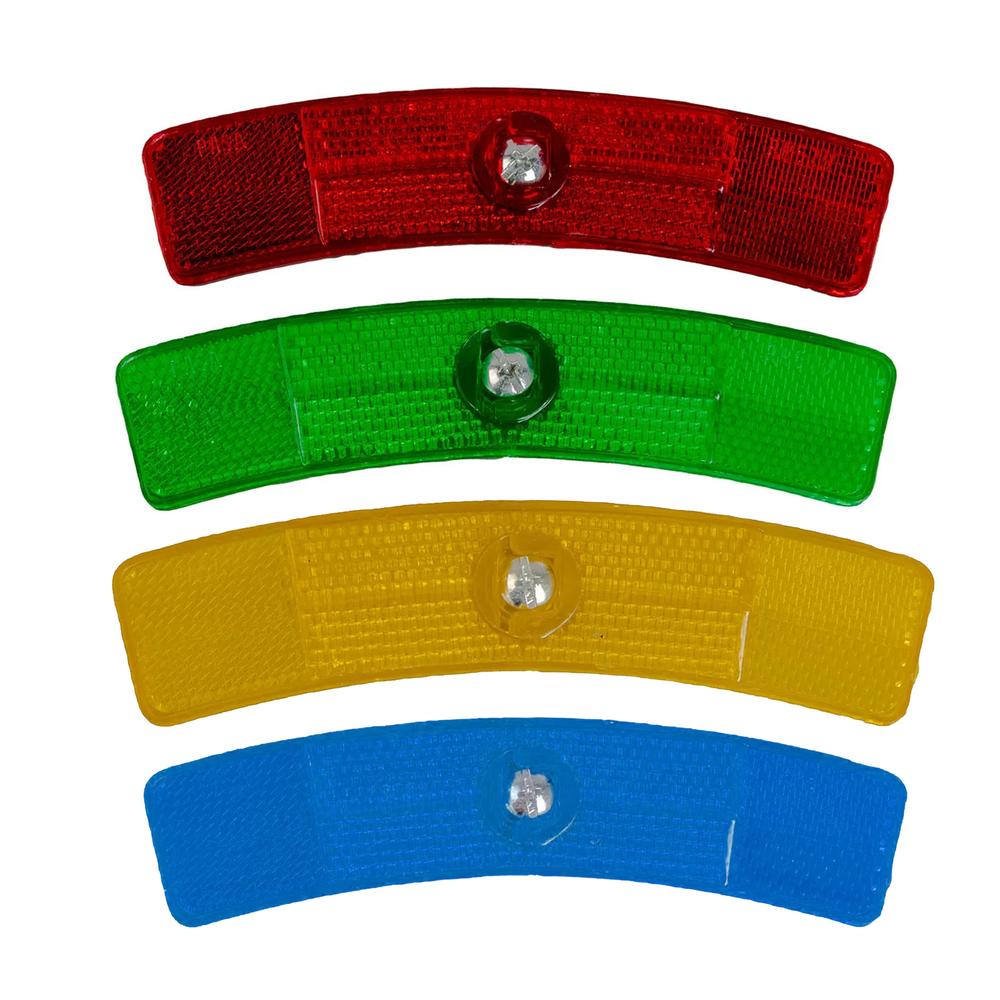 Reflejantes de Rayo para Bicicleta 4 Piezas Varios Colores