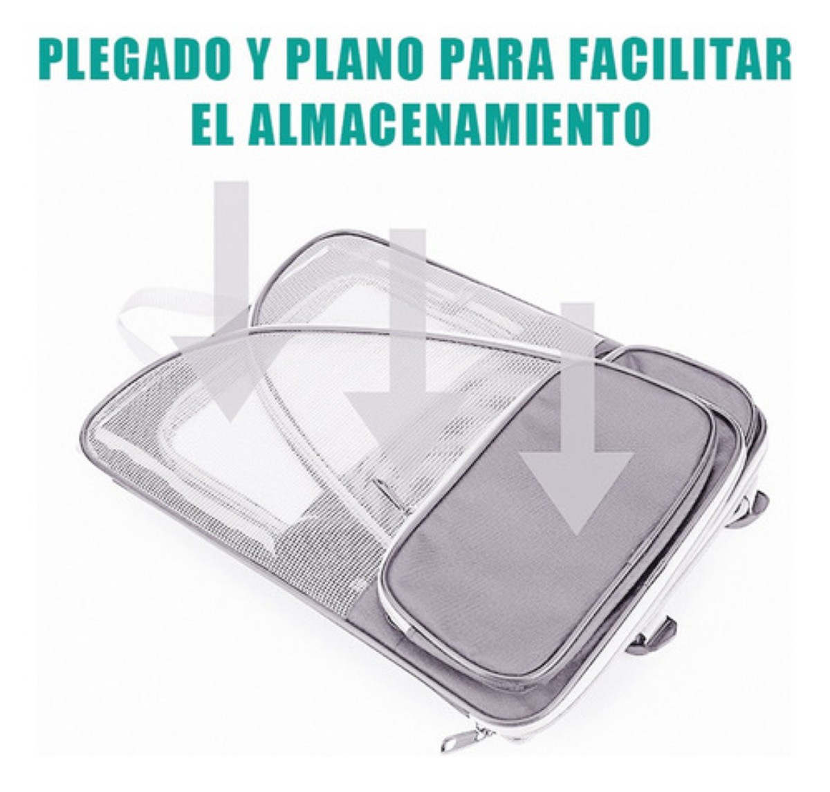 Mochila Transportadora Para Mascotas Para Gatos Y Perros gris