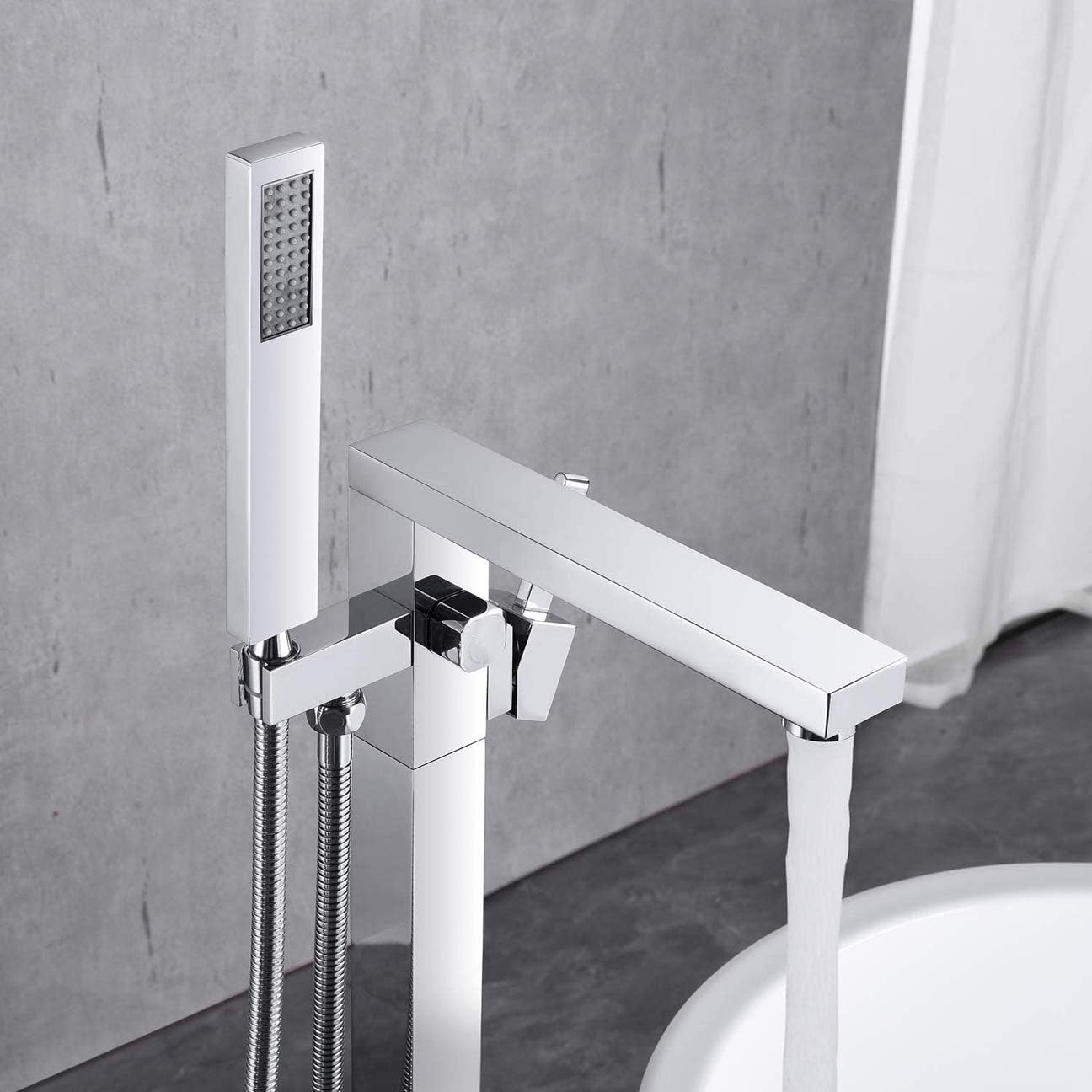 Ilios Innova | Grifo para Bañera con regadera de mano. Ideal para darle un toque elegante a tu baño.