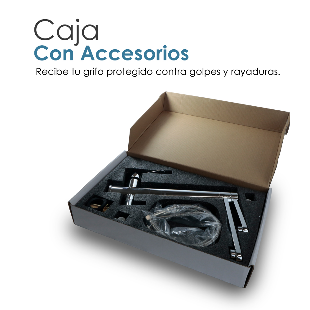 Grifo mezclador para cocina y purificador de agua cromo AT8108
