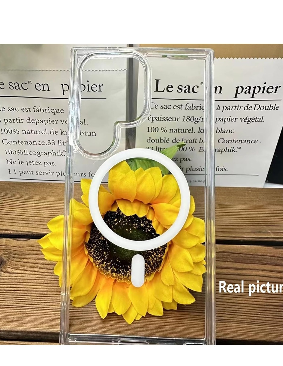 Funda Transparente Magnética Compatible Con Samsung S25 Ultra