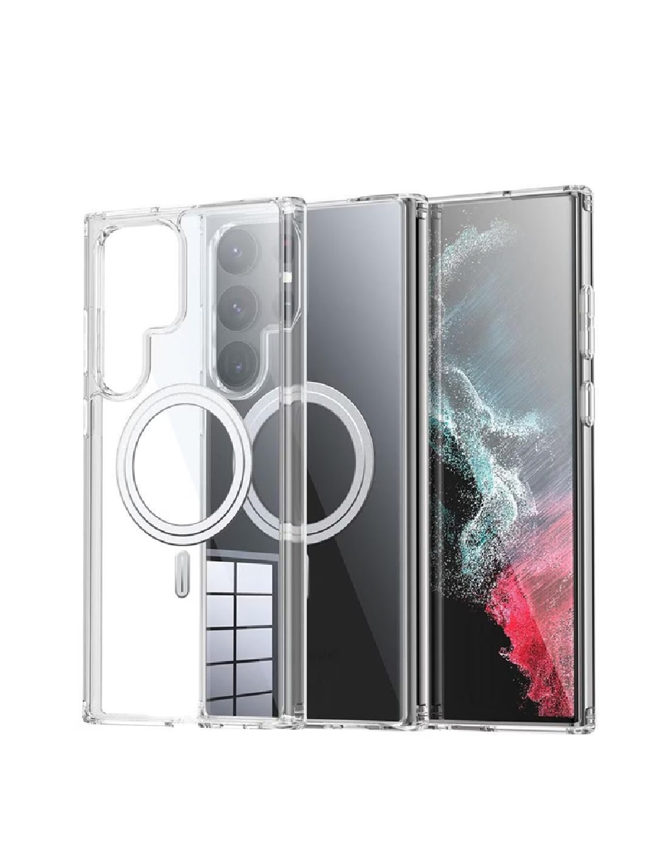 Funda Transparente Magnética Compatible Con Samsung S25 Ultra