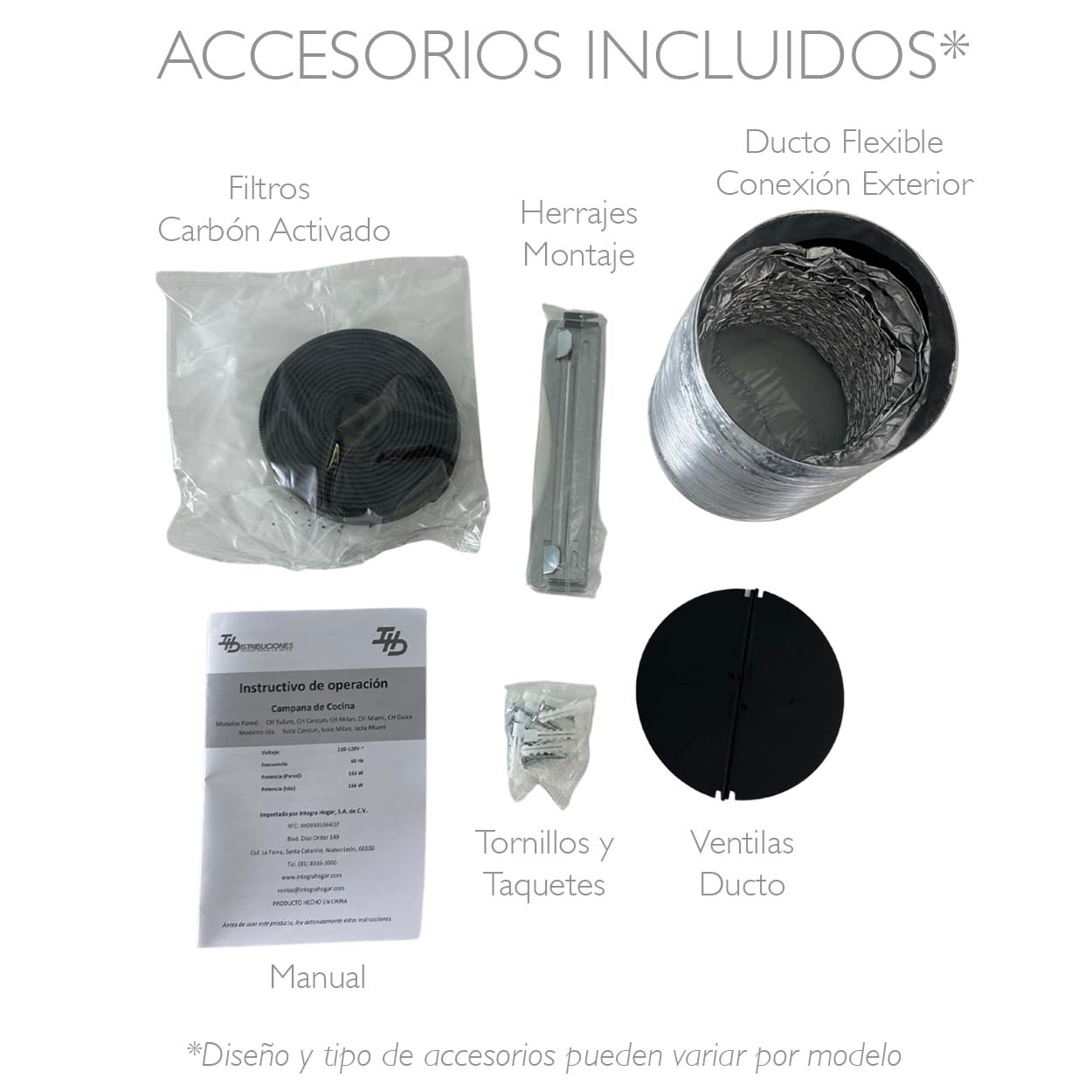 Campana Cocina Isla IHD Isola Miami 90 de 90 Cm Acero Inox Y Cristal Plano