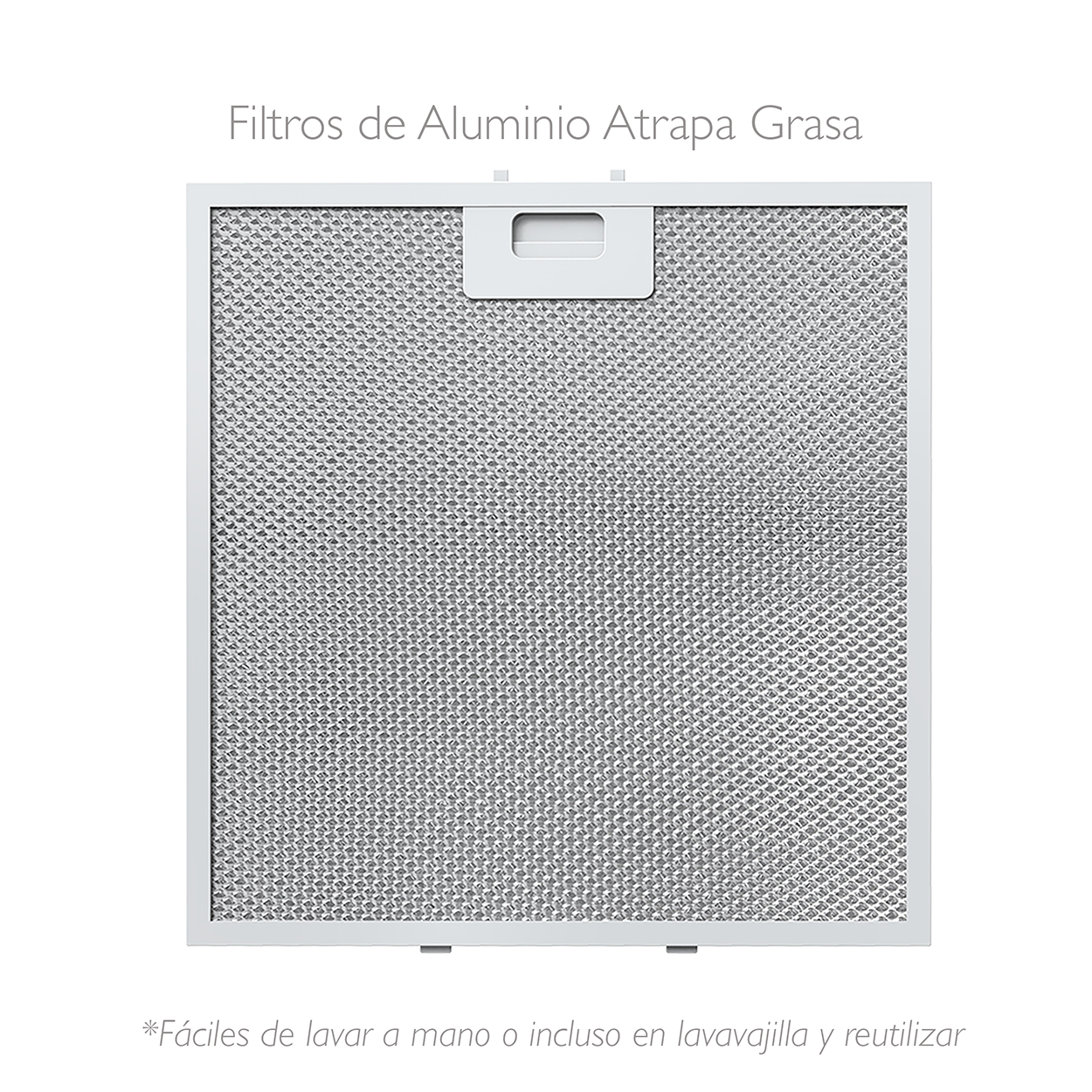 Campana Cocina Isla IHD Isola Milan 90 de 90 Cm Acero Inox Y Cristal Curvo