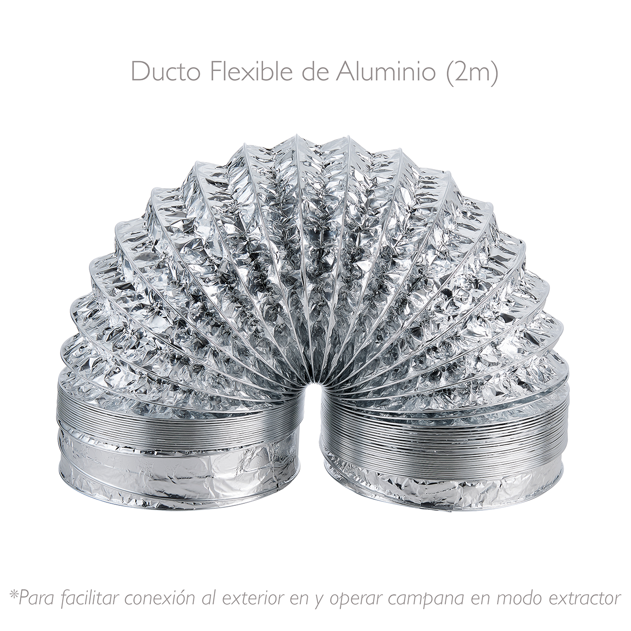 Campana Cocina Isla IHD Isola Miami 90 de 90 Cm Acero Inox Y Cristal Plano