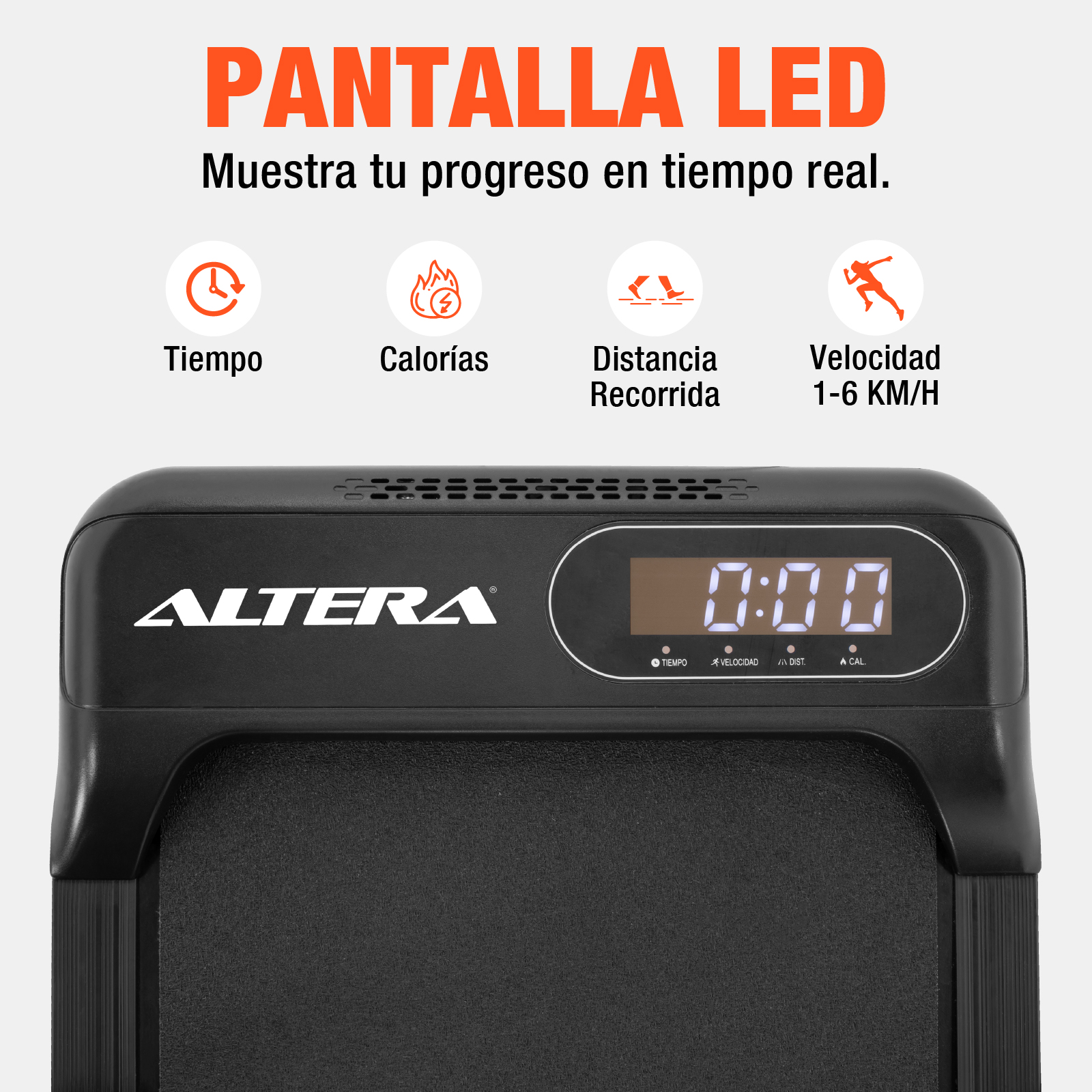 Caminadora Electrica Altera Walking Pad Control Elevacion