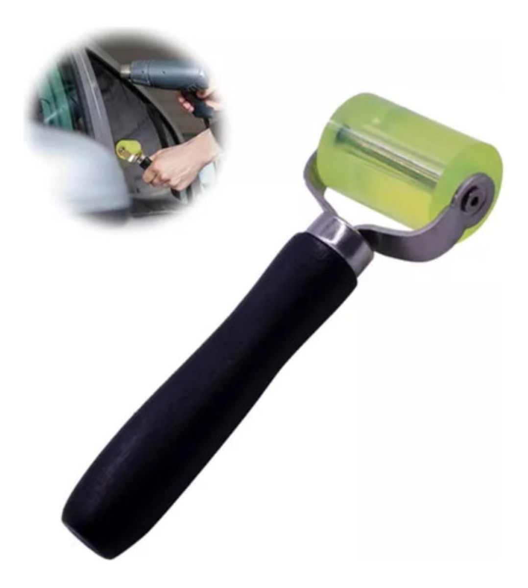 Rodillo De Presión Para Instalar Insonorizante Automotriz negro verde