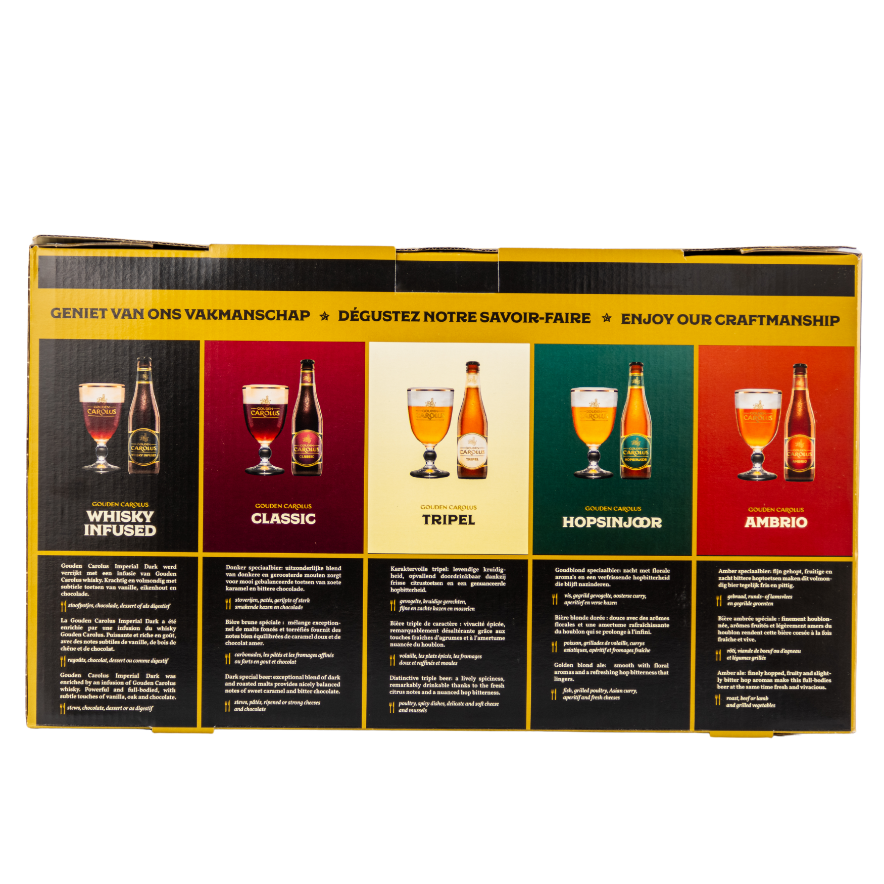 Five Pack Cerveza Gouden Carolus 330 Ml Con Copa