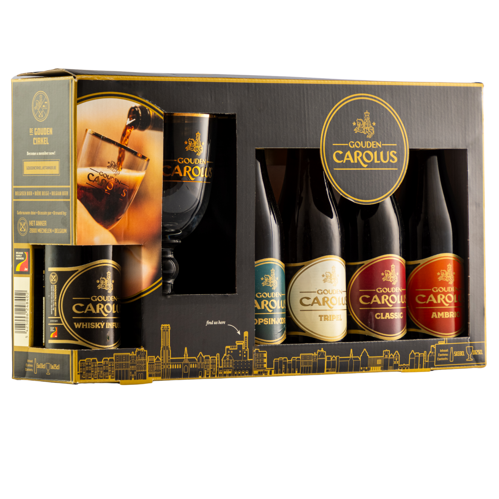 Five Pack Cerveza Gouden Carolus 330 Ml Con Copa