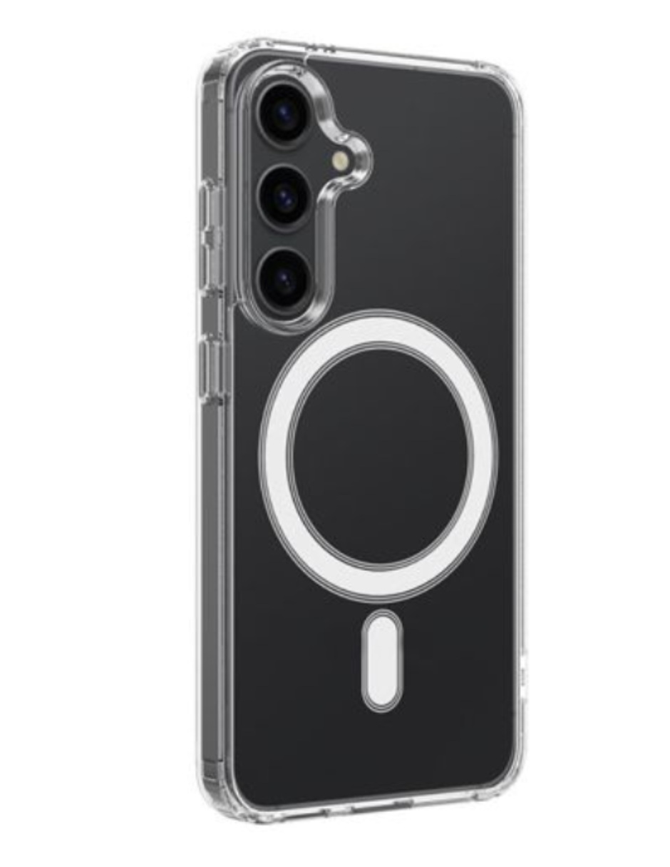 Funda Protectora Magnética Transparente Compatible S24 Fe