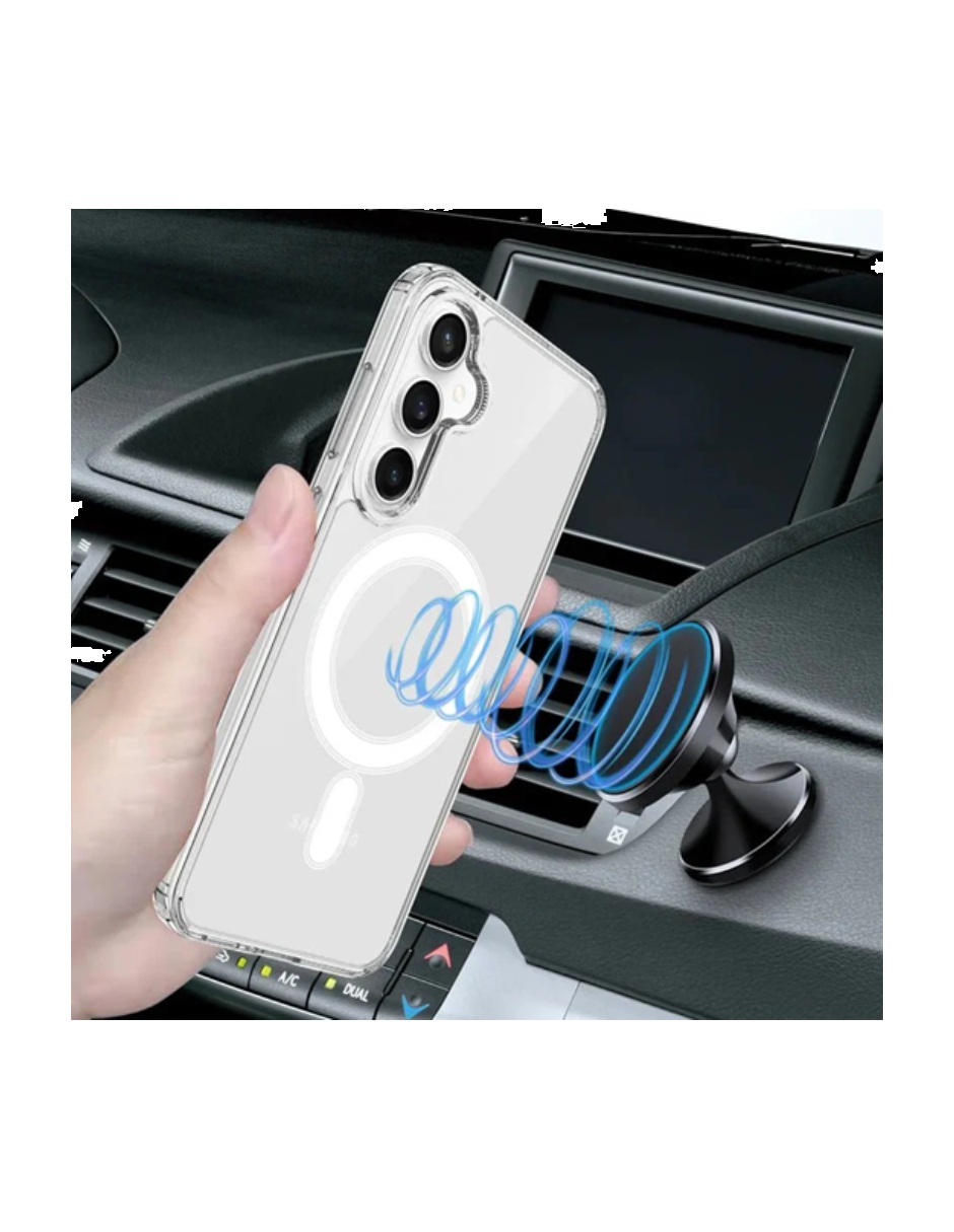 Funda Protectora Magnética Transparente Compatible S24 Fe