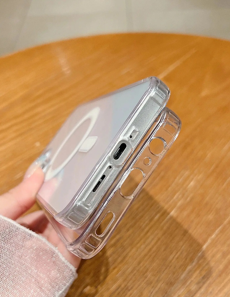 Funda Protectora Magnética Transparente Compatible S24 Fe