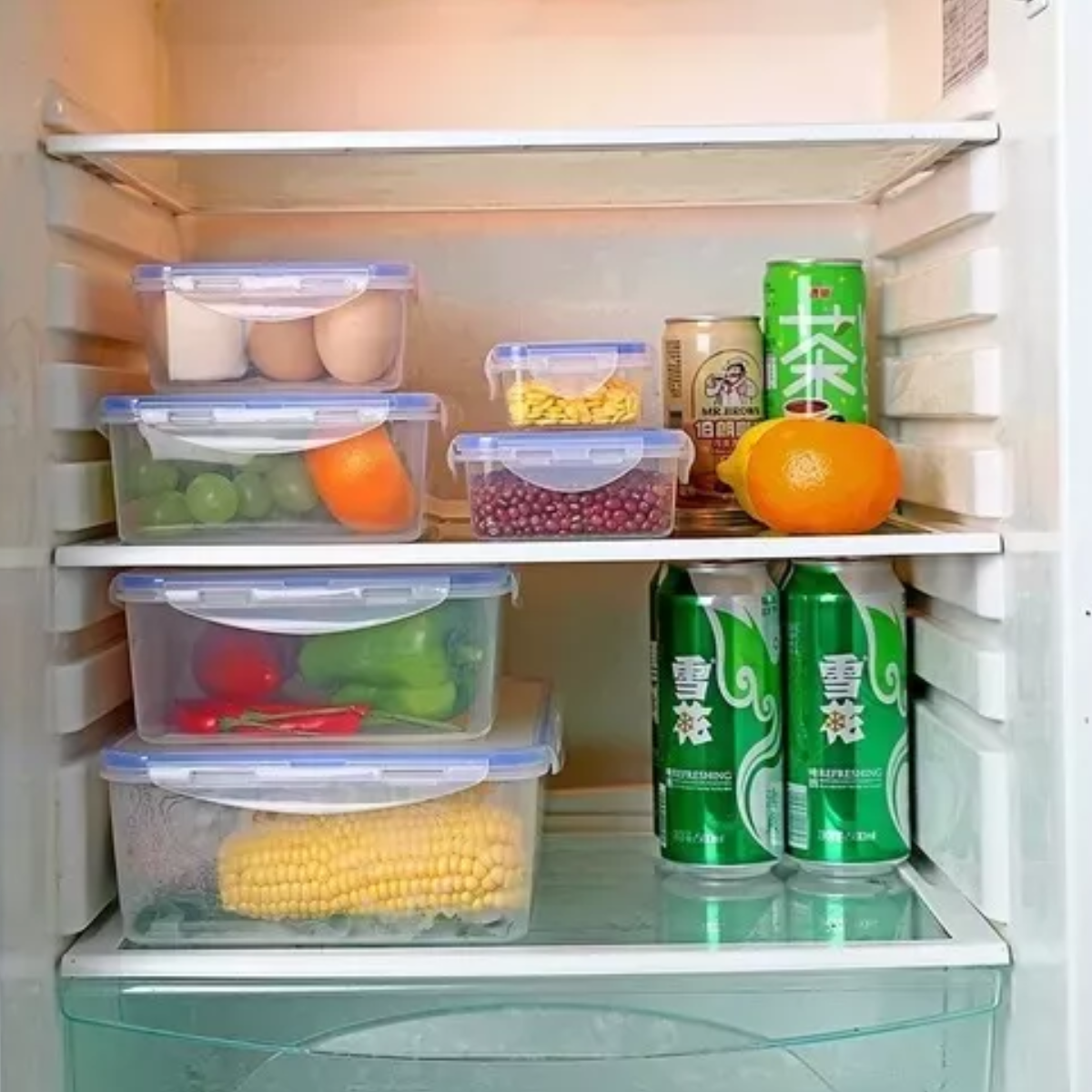 Recipientes Tuppers Hermeticos Plastico Cocina Contenedores 10 Pieza