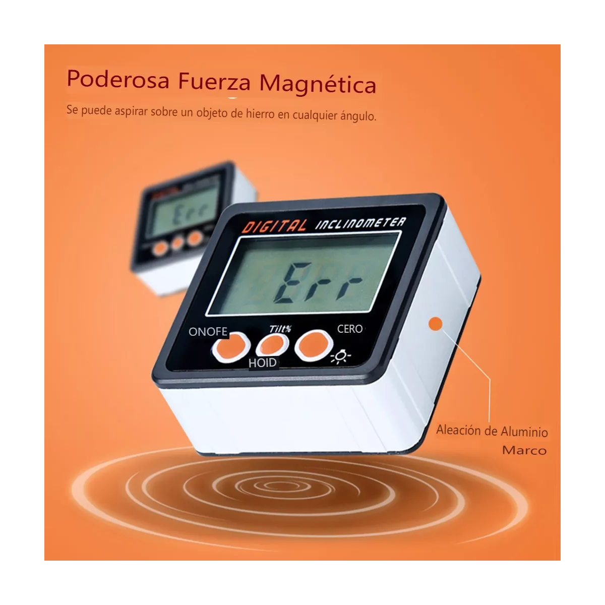 Inclinómetro Digital Transportador Electrónico De 0-360°