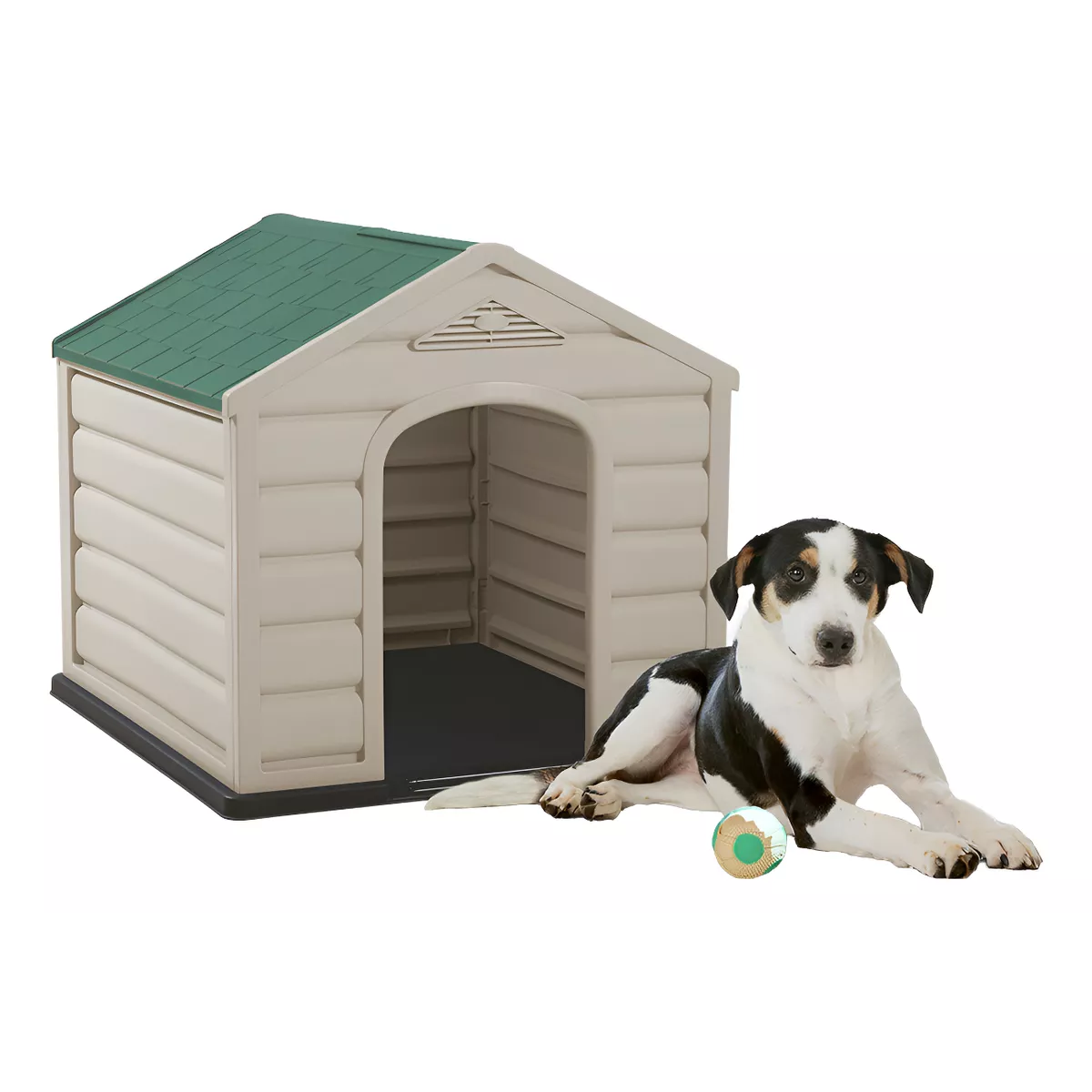 Casa Hogar Refugio Perro Ideal Raza Chica Plástica Mascota