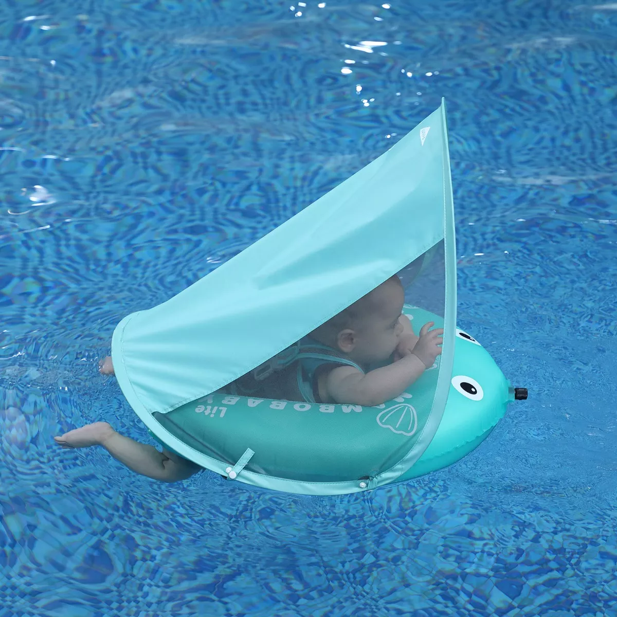 Flotador Salvavidas Bebé Autoinflable 3-24meses Verde