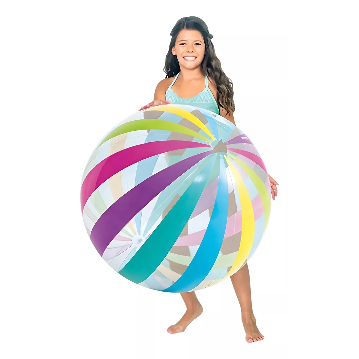 Set De 8 Pelotas De Playa Inflables Arcoíris – 4 De 30 Cm Y 4 De 40 Cm, De PVC Resistente, Ideales Para Piscina, Playa Y Fiestas De Verano