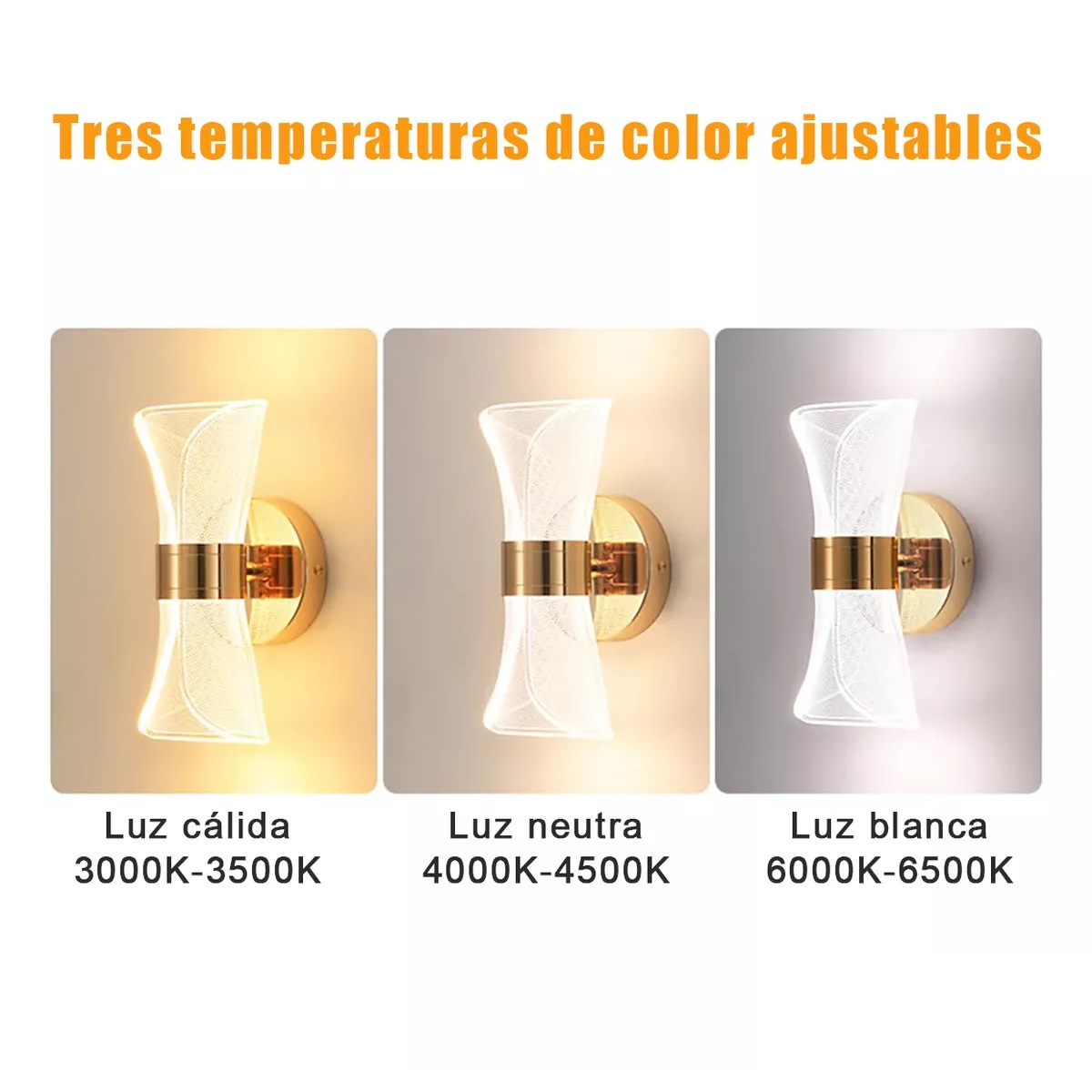 Lámpara De Pared Interior Decorativas Dormitorio Sala Baño