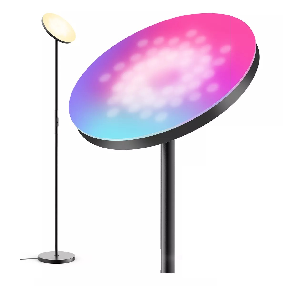 Wifi Lamparas De Pies Modernas Rgb Led Alexa Google 