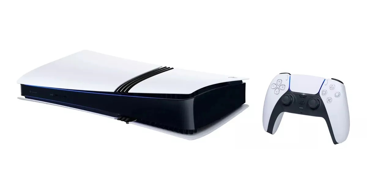 Consola Sony Playstation Pro 2  Tb Color Blanco + Unidad Lectora de Discos Para Ps 5