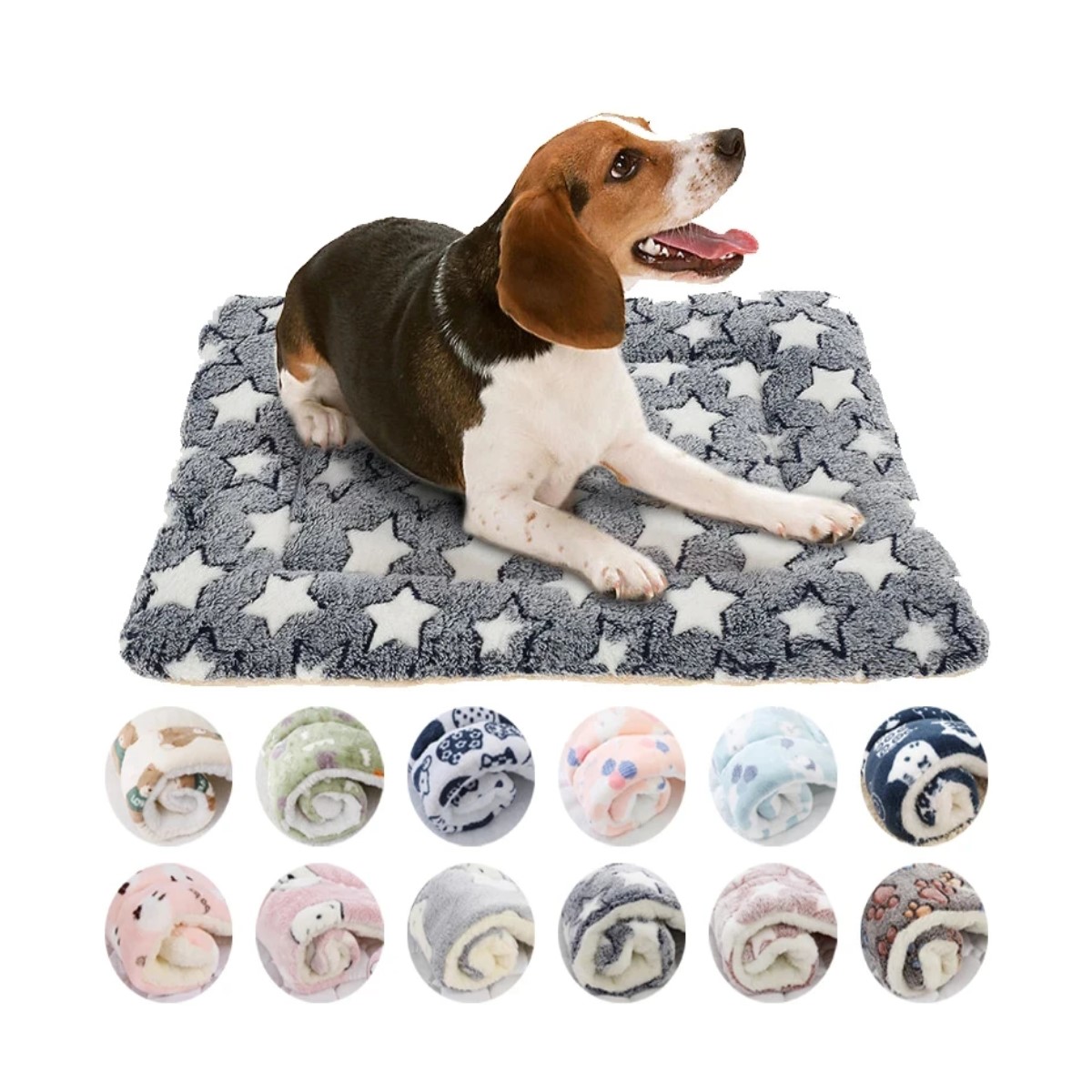 Cama Alfombrilla franela dormir roja XXL mascotas perros gatos sofá colchón cojín manta mascotas