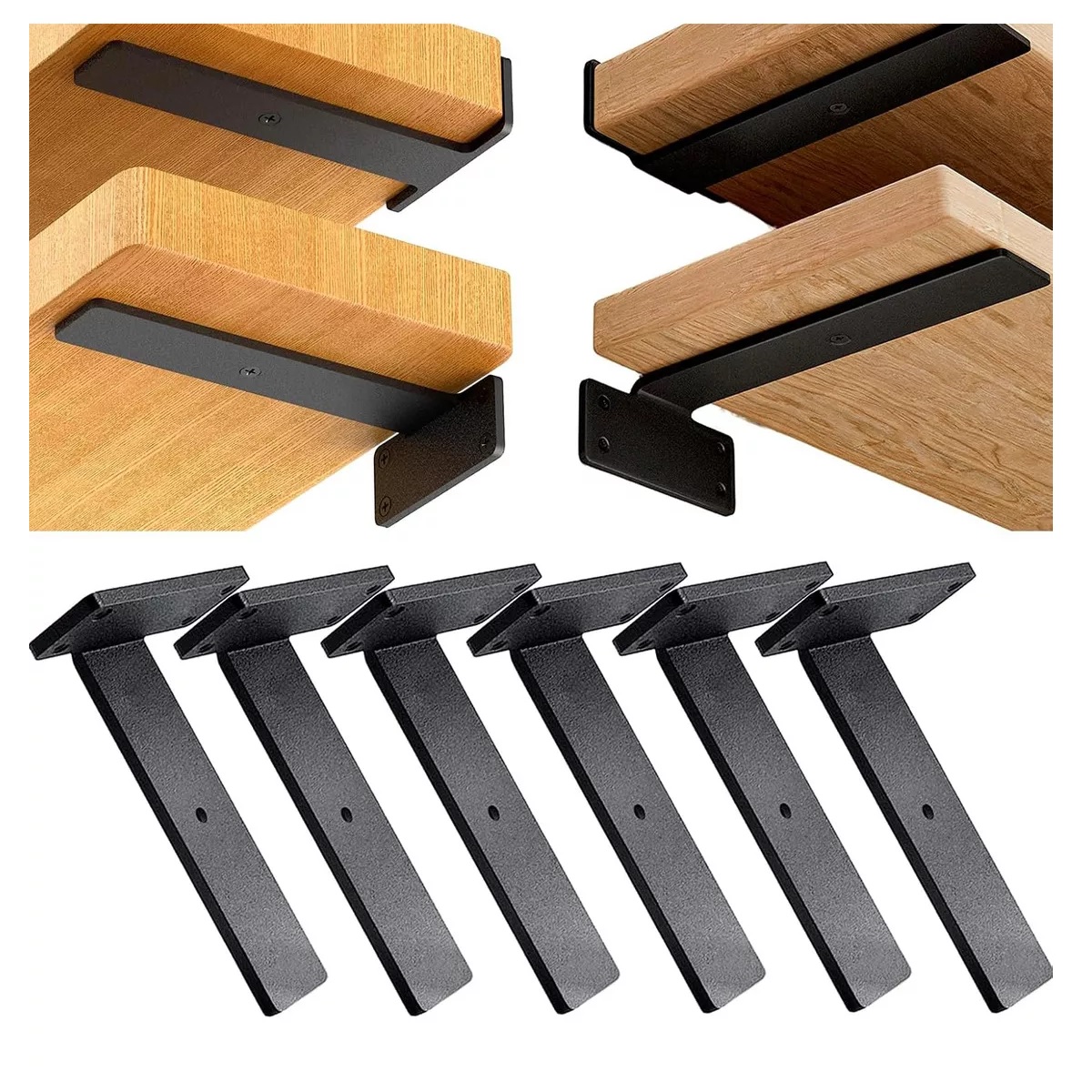 Soporte Para Repisa Flotant Soportes 6pzs
