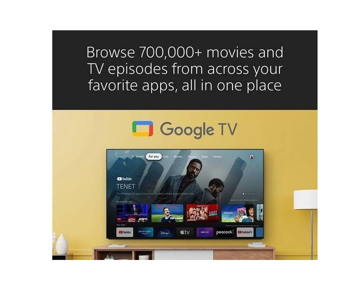 Pantalla Sony Bravia XR 65 Pulgadas Modelo 65A80J