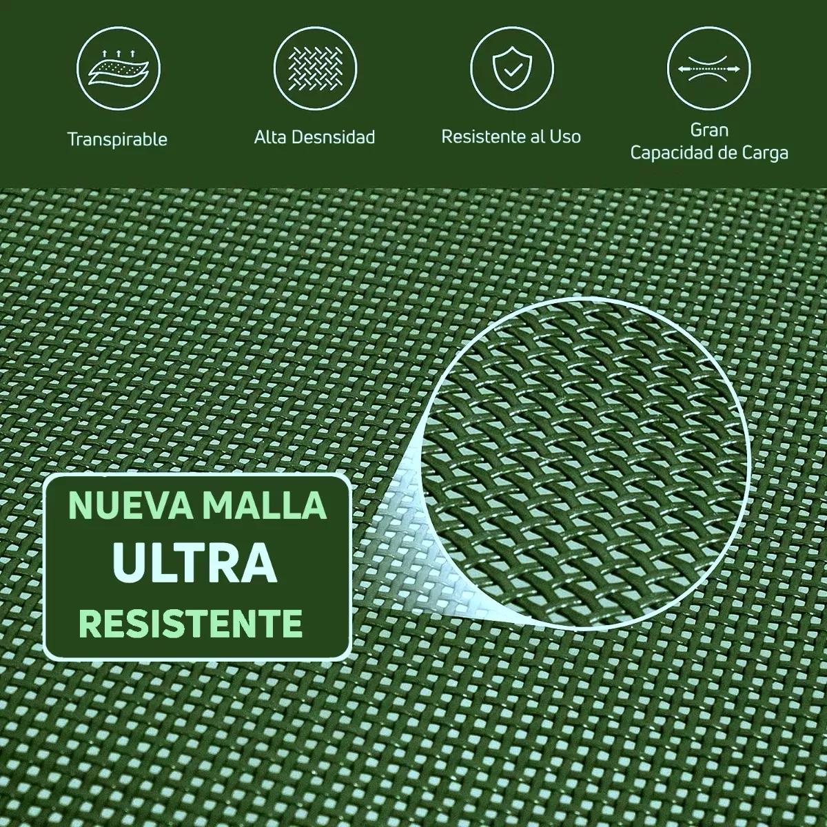 Cama Elevada Para Perro Mediano Resistente Portátil Color Verde