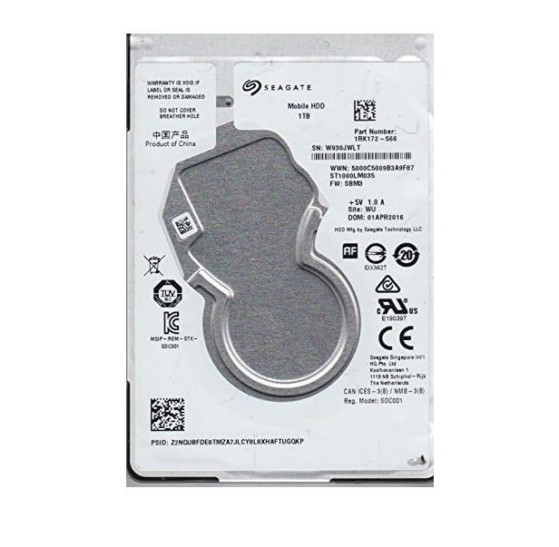Disco Duro HDD Seagate Mobile ST1000LM035 De 1 Tb
