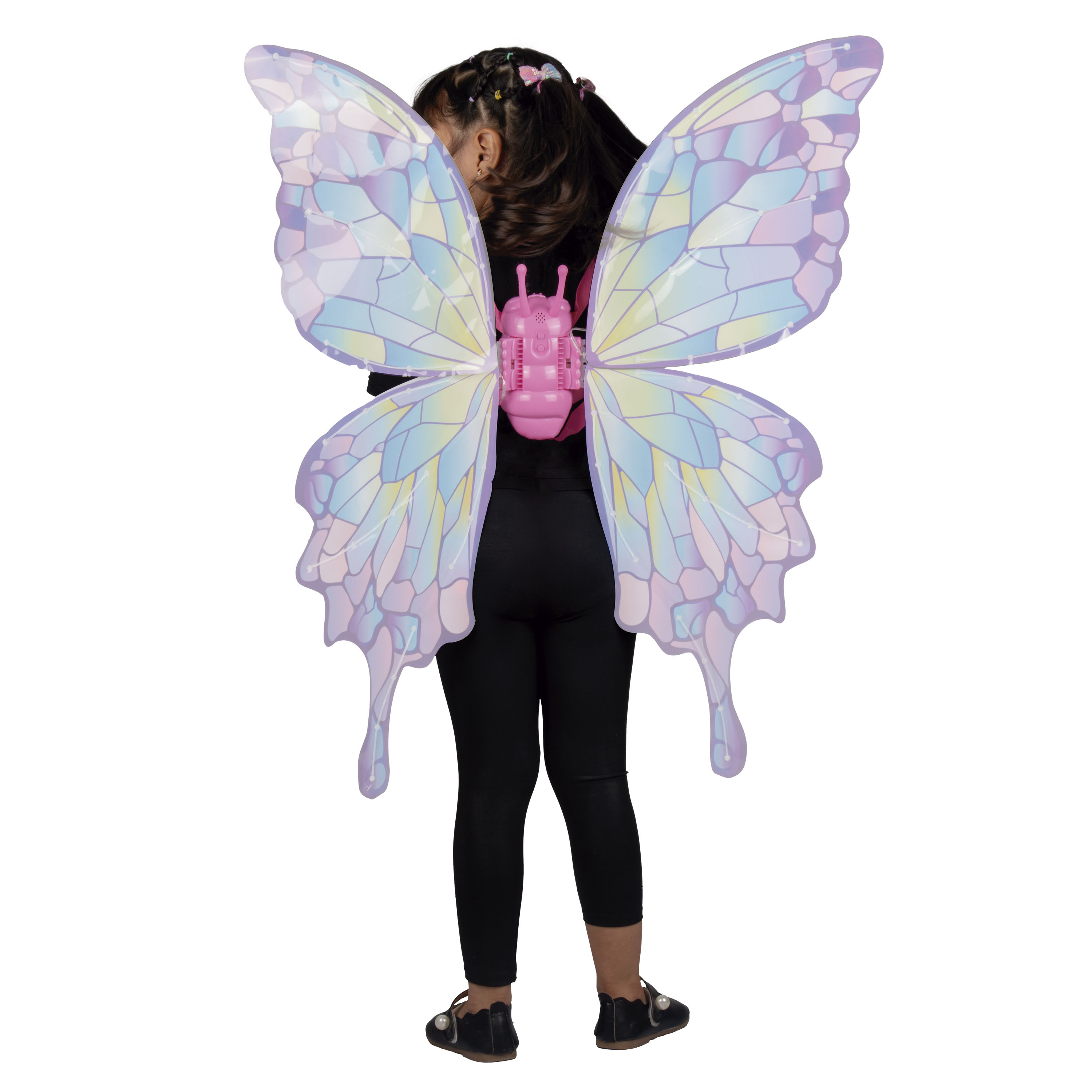 Alas De Mariposa  para Niña, Animadas Con Luz Y Movimiento, Accesorio para disfraz de Mariposa